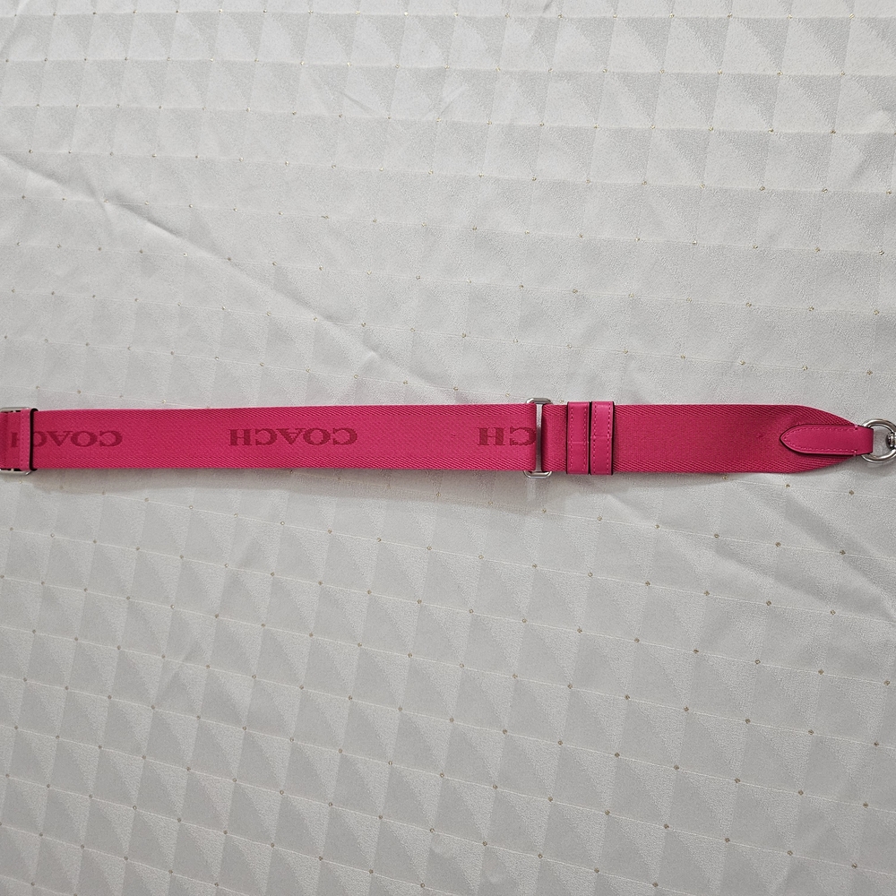 Coach Pink Strap Accessory